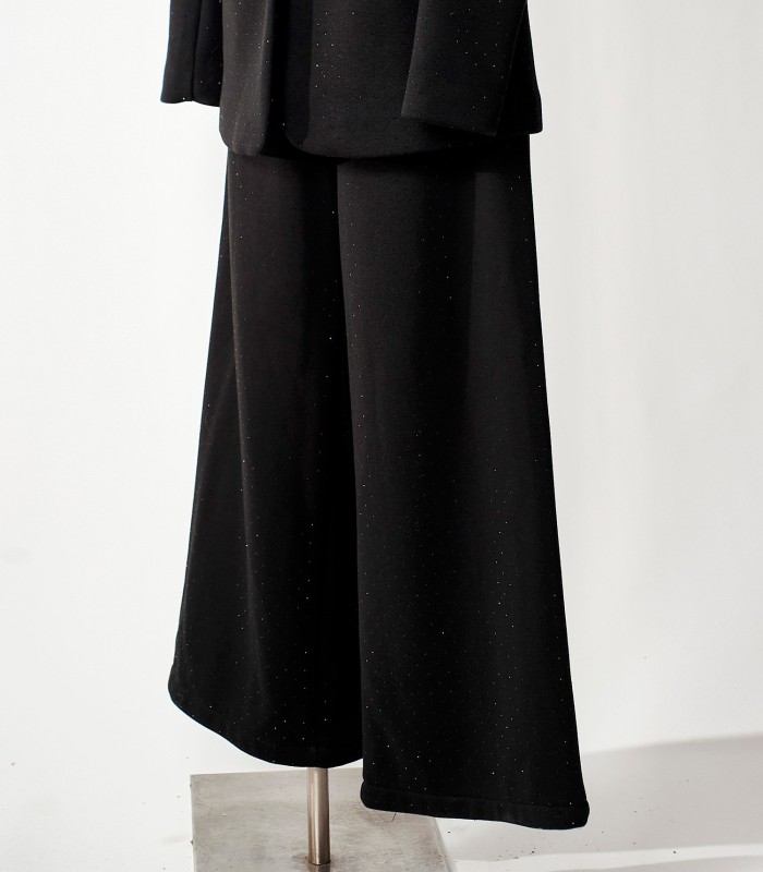 Pantalone a palazzo strass