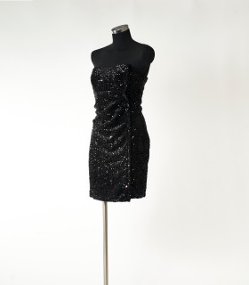 Abito tubino con paillettes